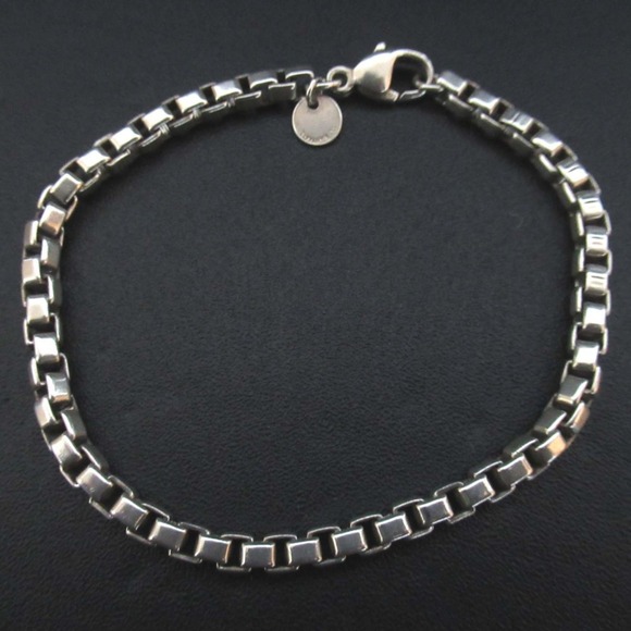 Tiffany & Co. Venetian Bracelet 925SV Silver Men's